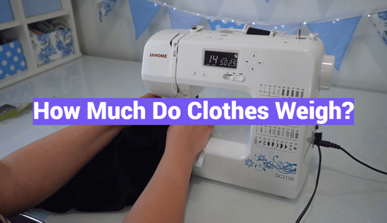 How Much Do Clothes Weigh?
